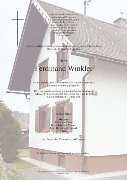 Parte Ferdinand Winkler
