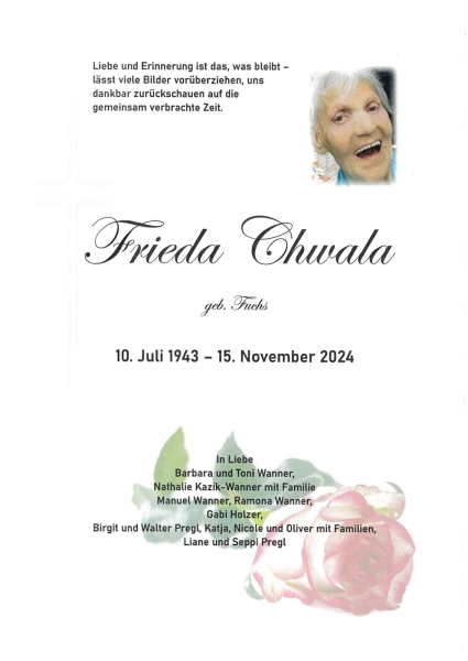 Parte Frieda  Chwala