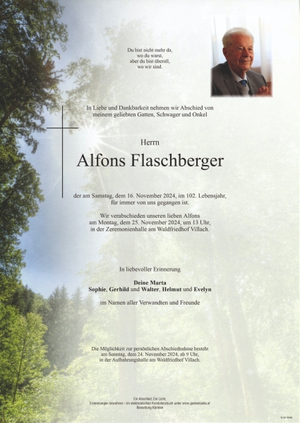 Parte Alfons Flaschberger