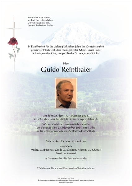 Parte Guido Reinthaler