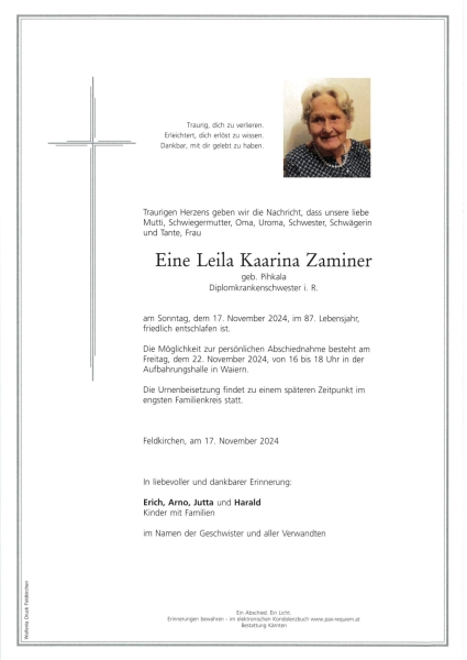 Parte Leila Kaarina Zaminer