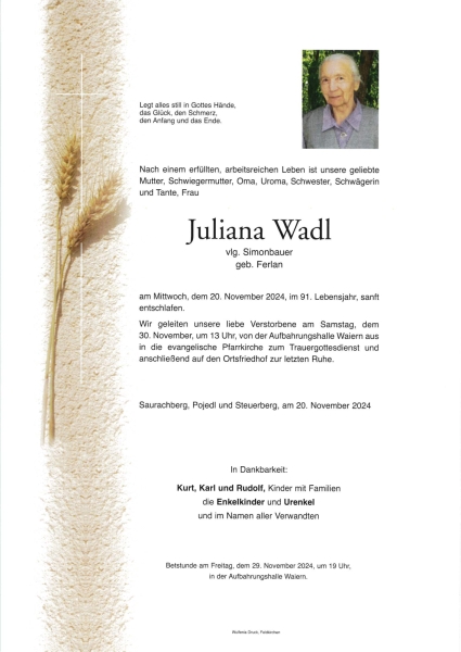 Parte Juliana  Wadl