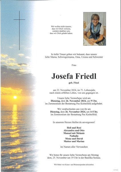 Parte Josefa Friedl