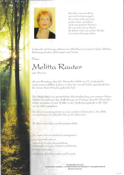 Parte Melitta Rauter