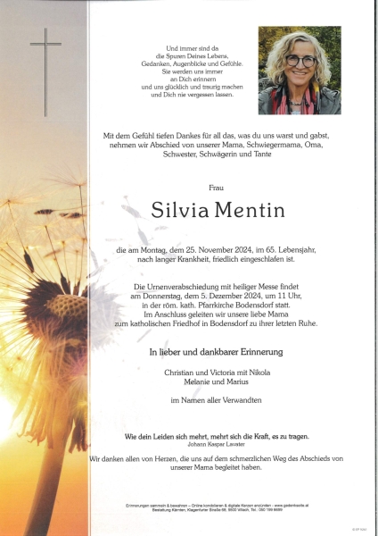 Parte Silvia Mentin