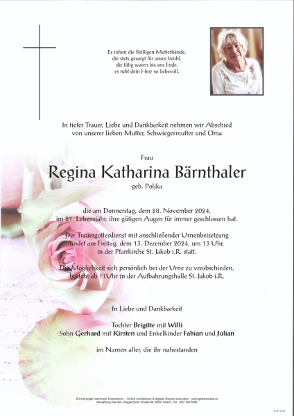 Parte Regina Katharina Bärnthaler