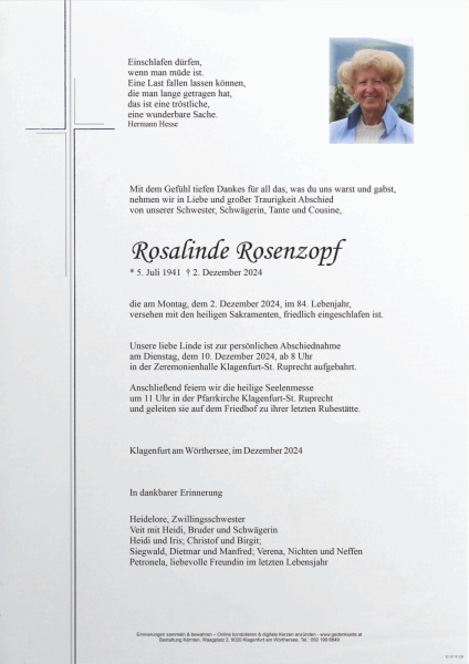 Parte Rosalinde Rosenzopf