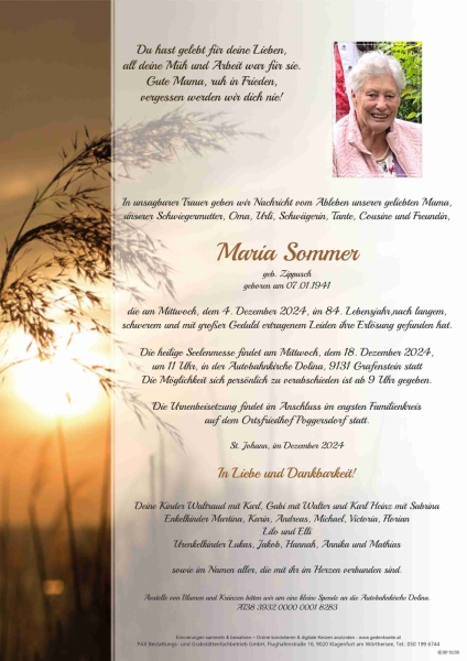 Parte Maria Sommer