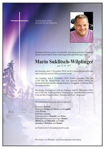Parte Mario Rene Suklitsch-Wilplinger