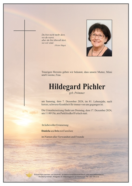 Parte Hildegard Pichler geb. Prömmer