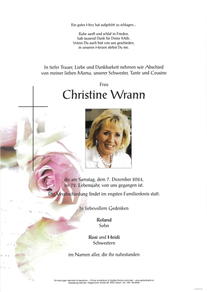 Parte Christine  Wrann