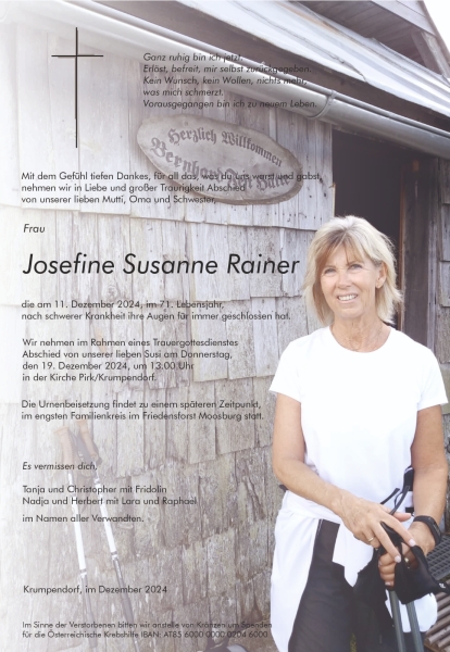 Parte Josefine Susanne Rainer