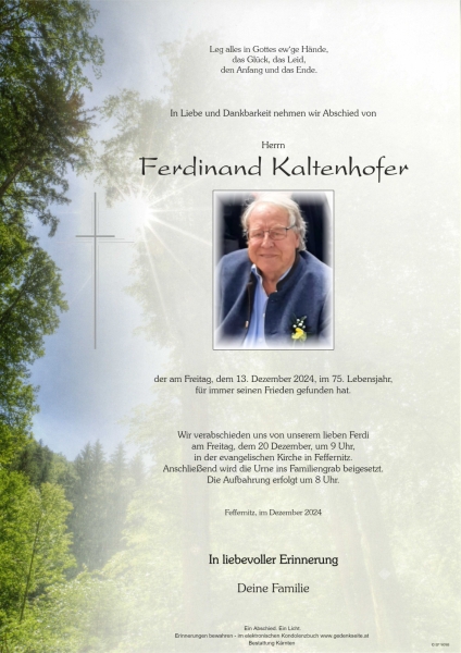 Parte Ferdinand Kaltenhofer