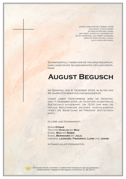 Parte August Begusch