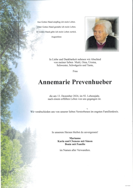 Parte Anna-Maria Prevenhueber