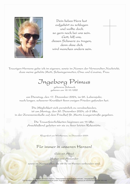 Parte Ingeborg  Primus