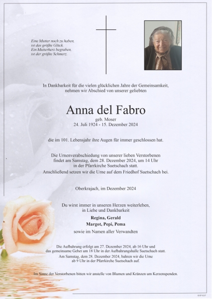 Parte Anna  del Fabro