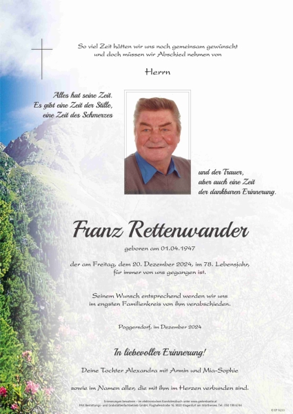 Parte Franz Rettenwander