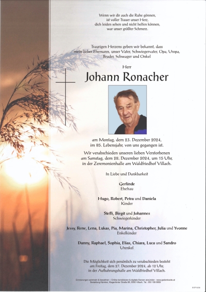 Parte Johann Ronacher
