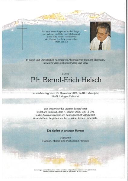 Parte Pfr. Bernd-Erich  Helsch