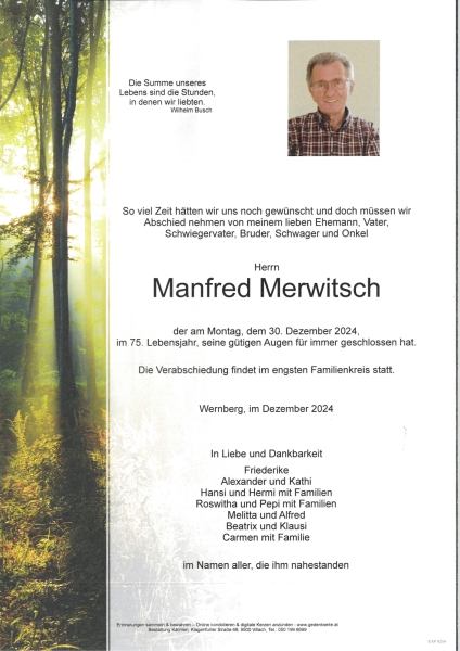 Parte Manfred  Merwitsch