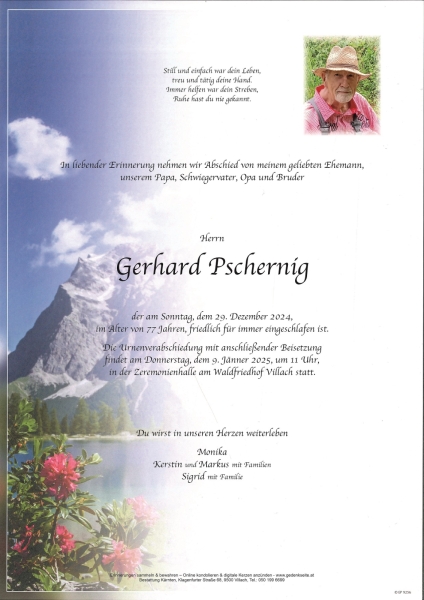 Parte Gerhard Pschernig