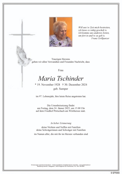 Parte Maria Tschinder