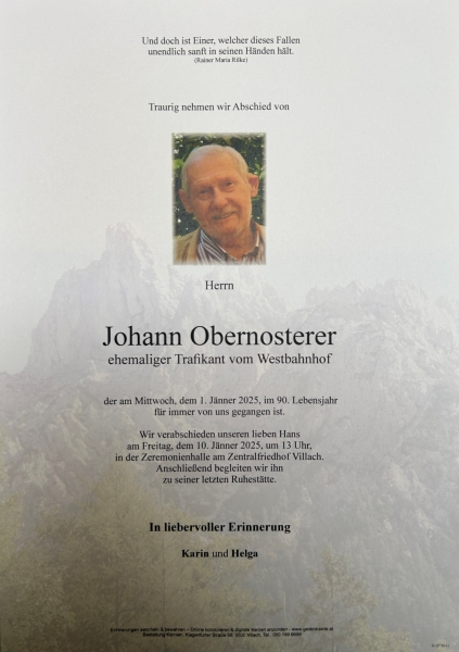 Parte Johann  Obernosterer