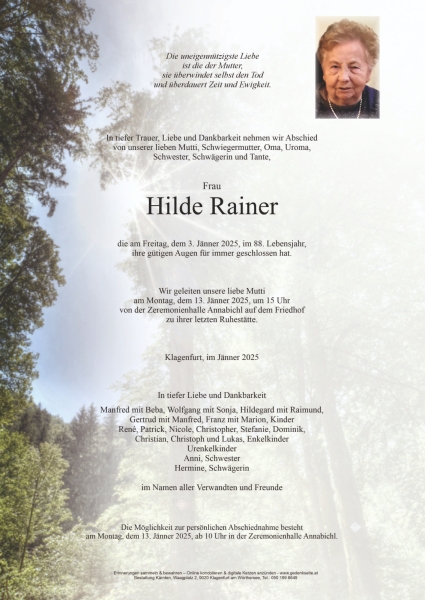 Parte Hildegard Rainer