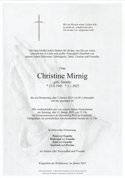 Parte Christine  Mirnig