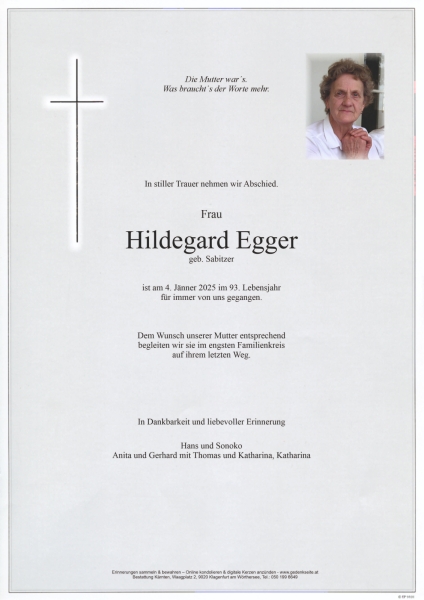Parte Hildegard Egger