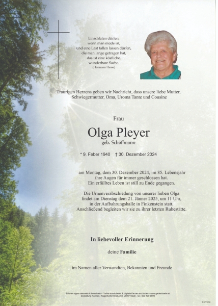 Parte Olga Pleyer