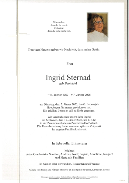Parte Ingrid  Sternad