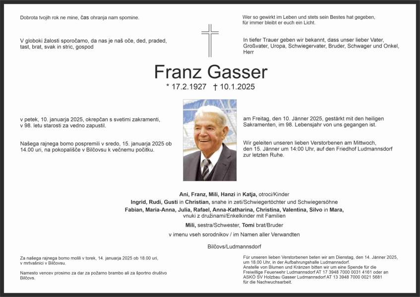Parte Franz Gasser