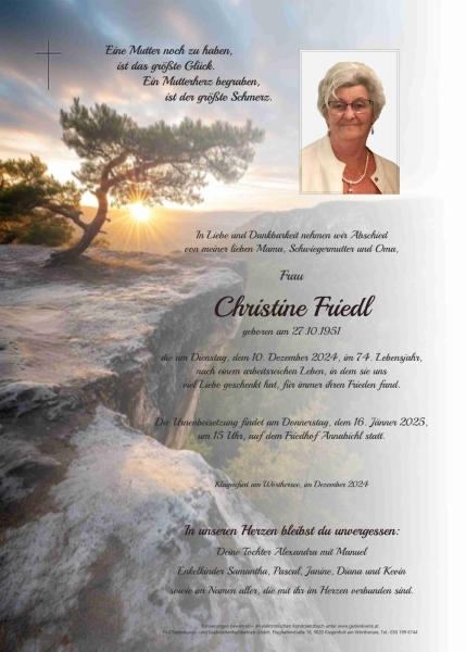 Parte Christine  Friedl