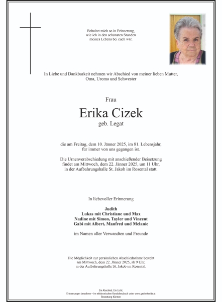 Parte Erika Cizek