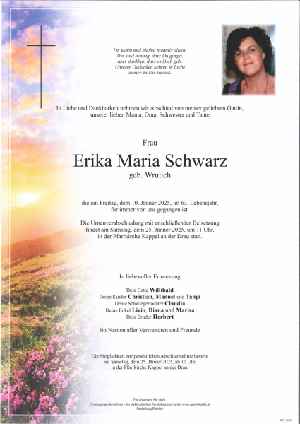 Parte Erika Maria Schwarz