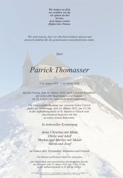 Parte Patrick  Thomasser