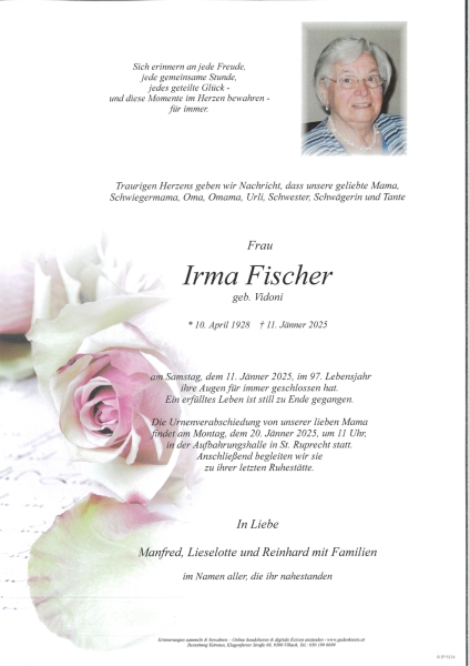 Parte Irma  Fischer