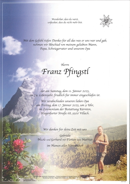Parte Franz Pfingstl