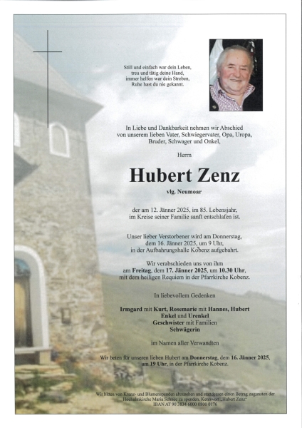 Parte Hubert Zenz