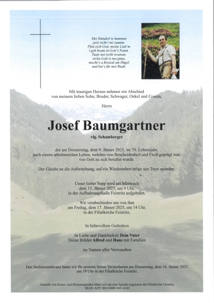 Parte Josef Baumgartner