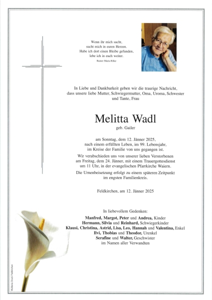 Parte Melitta Wadl