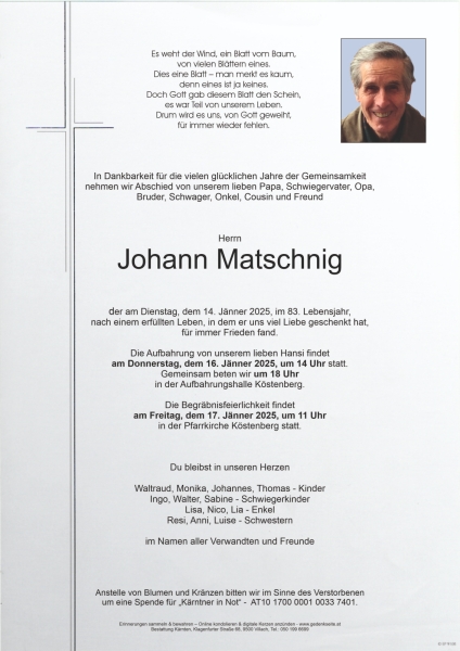 Parte Johann Matschnig