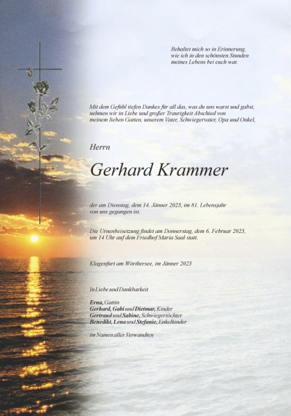 Parte Gerhard  Krammer