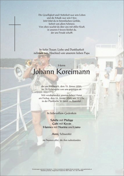 Parte Johann  Koreimann