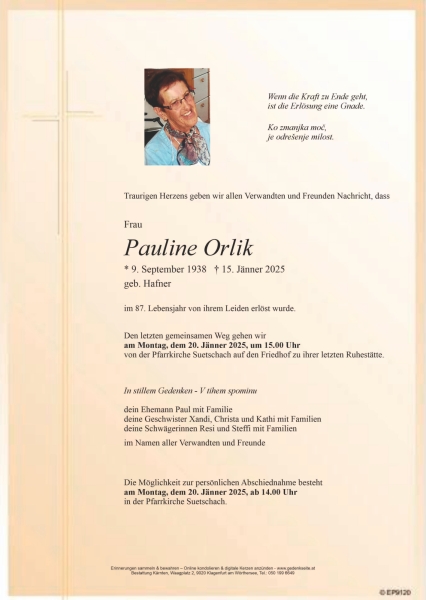 Parte Pauline Orlik