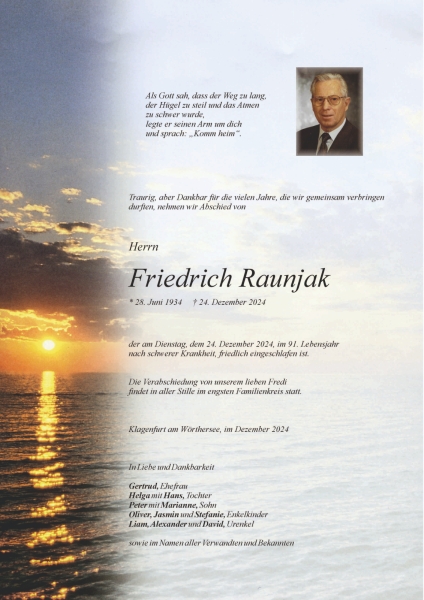 Parte Friedrich Raunjak