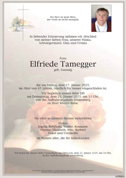 Parte Elfriede Tamegger