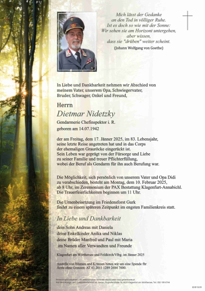 Parte Dietmar Friedrich Nidetzky